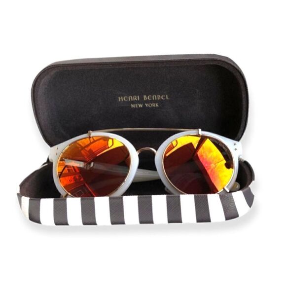 ❤️SOLD❤️Henri Bendel Maggie Round Sunglasses - Picture 1 of 8